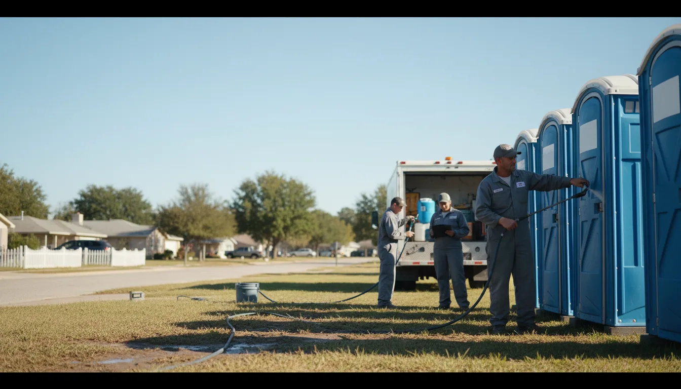 Long-Term Portable Toilet Rental in Clinton, IA near me
